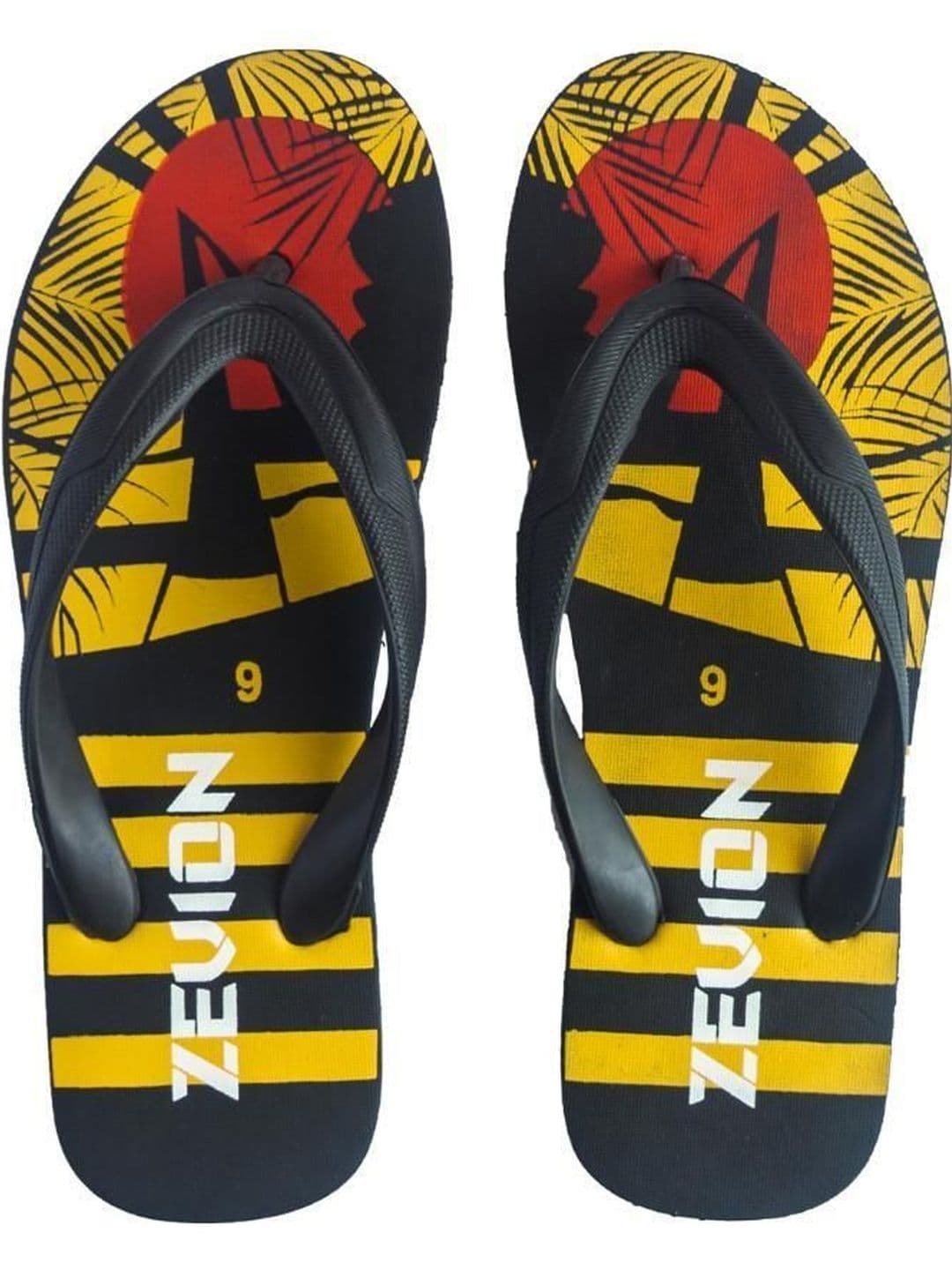 Zevion Men Printed Thong Flip-Flops - view 1