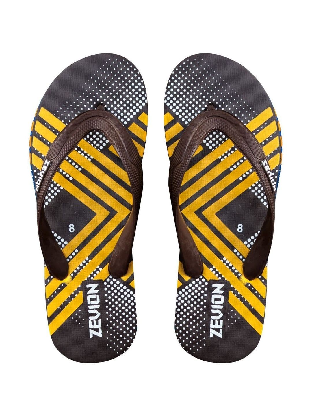 Zevion Men Printed Thong Flip-Flops - view 1