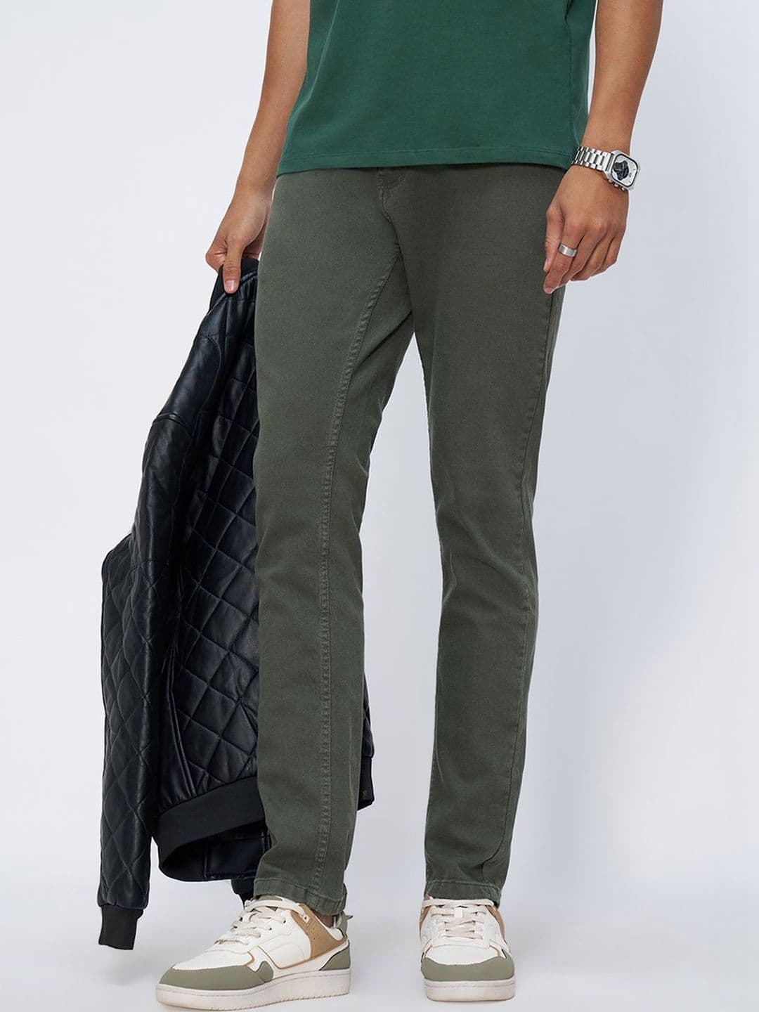 SF JEANS by Pantaloons Men Slim Fit Mid-Rise Jeans - view 1