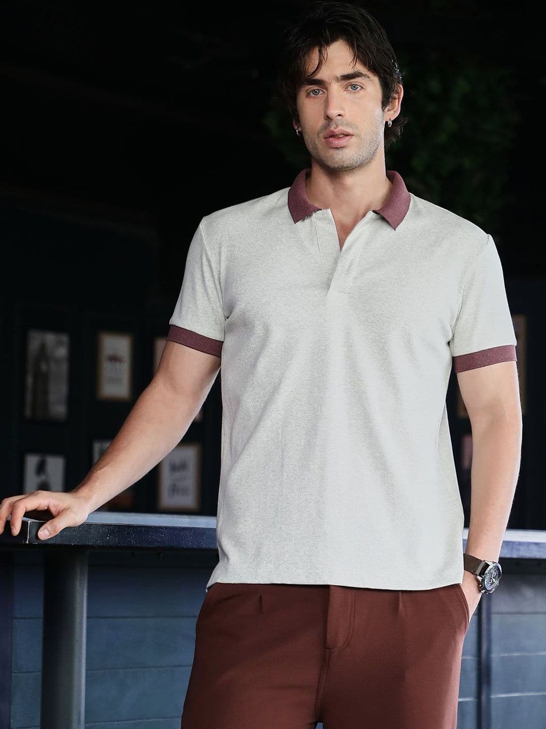 CAHOOT Men Polo Collar T-shirt - view 1