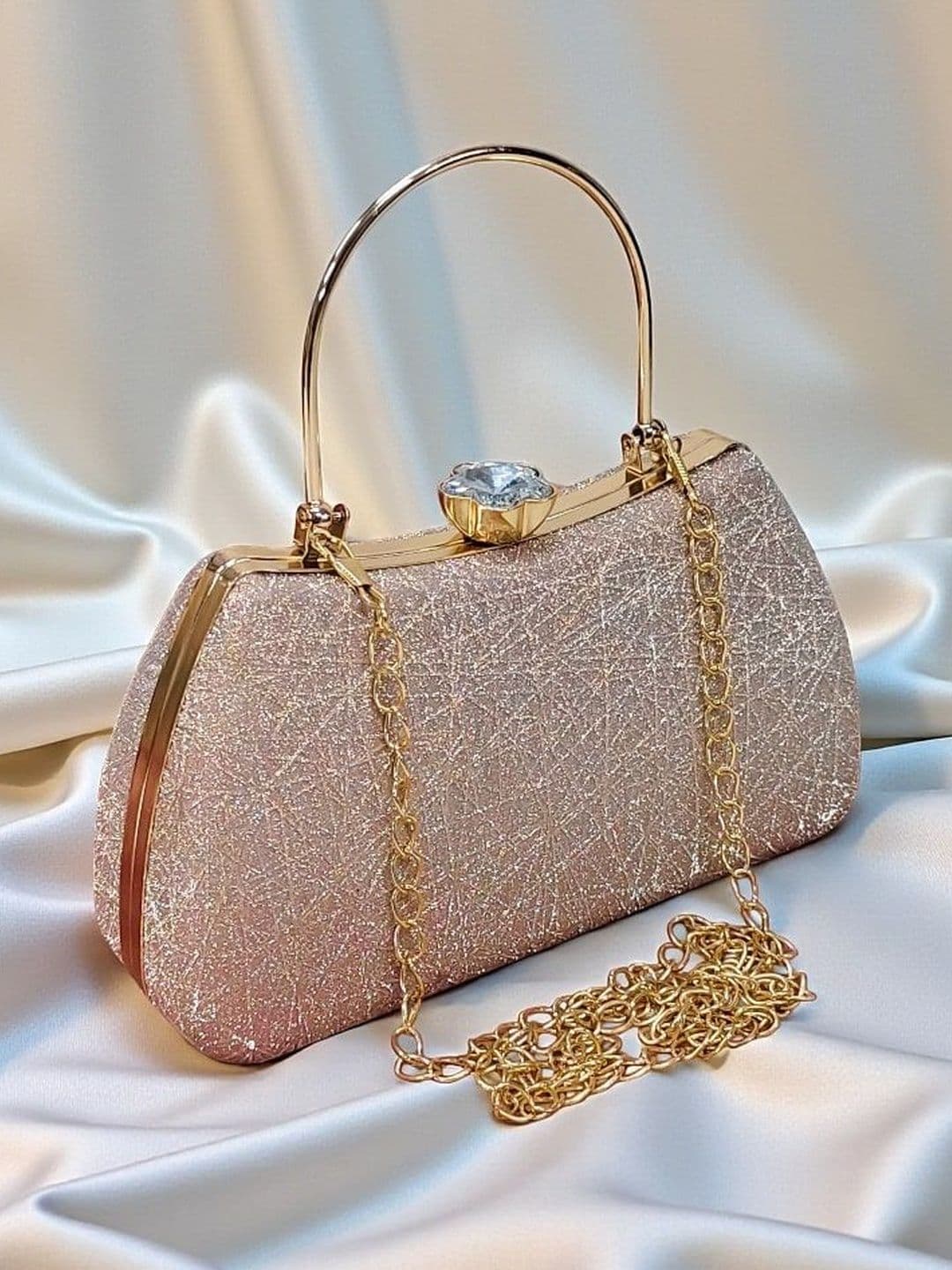 MISHA Textured Box Clutch - view 1