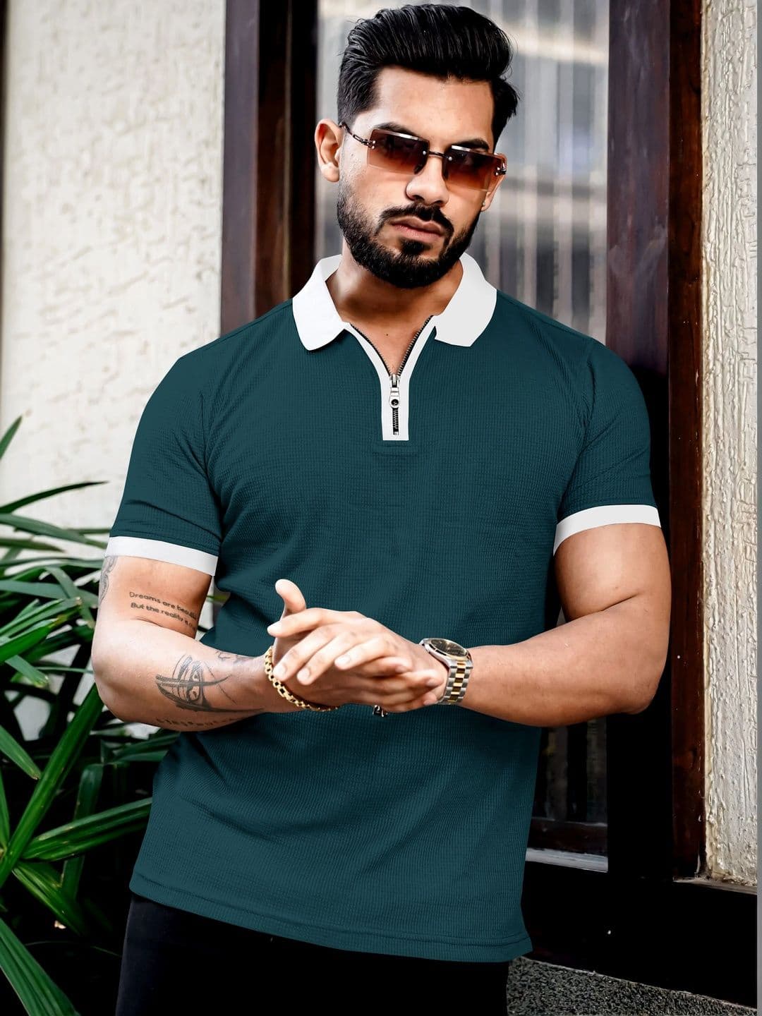 KAJARU Men Polo Collar T-shirt - view 1