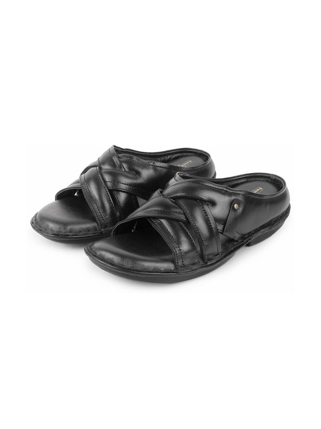 feather leather Men Comfort Sandals - view 1