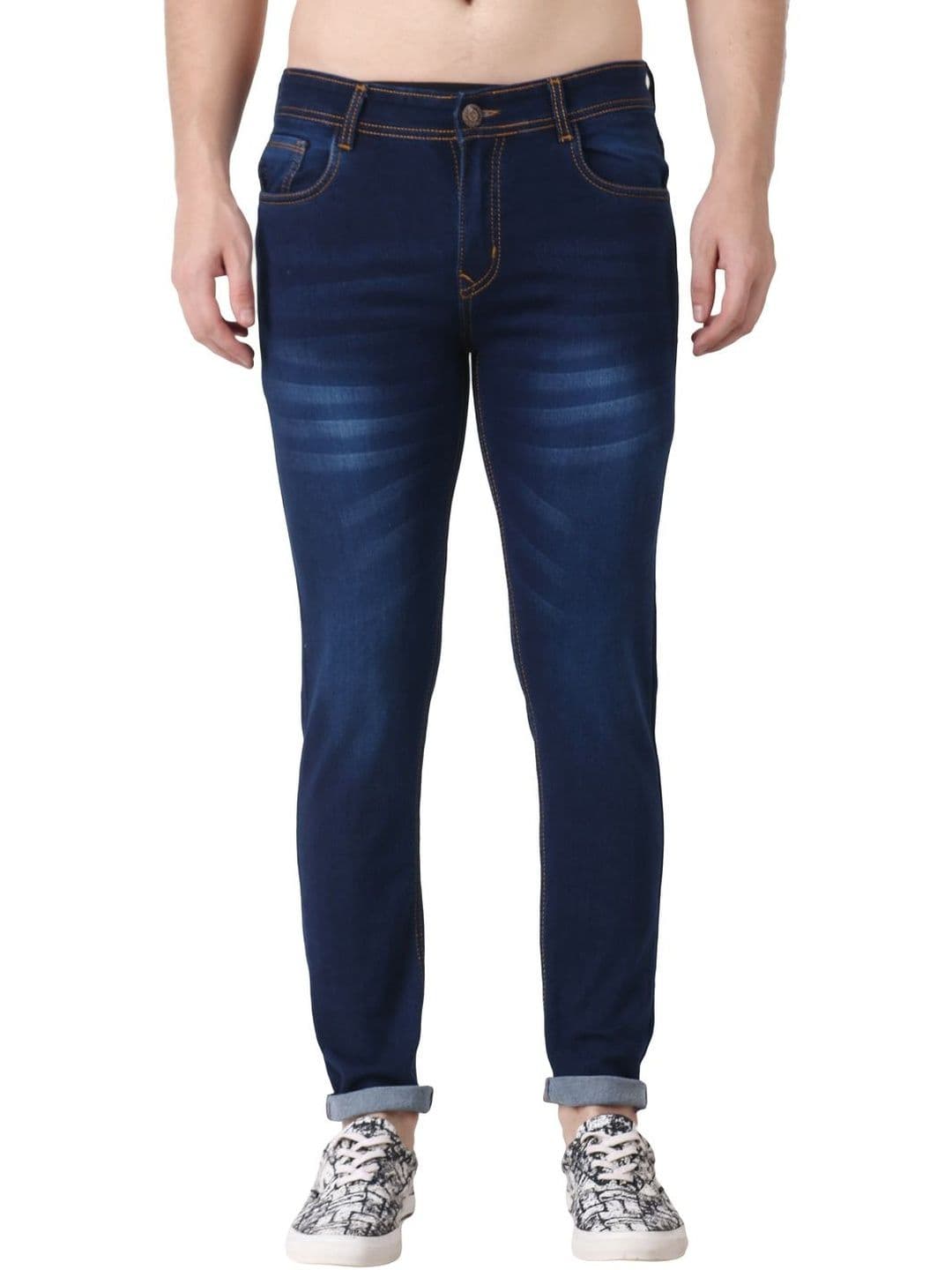 PRJ IN STYLE Men Regular Fit Mid-Rise Light Fade Jeans - view 1
