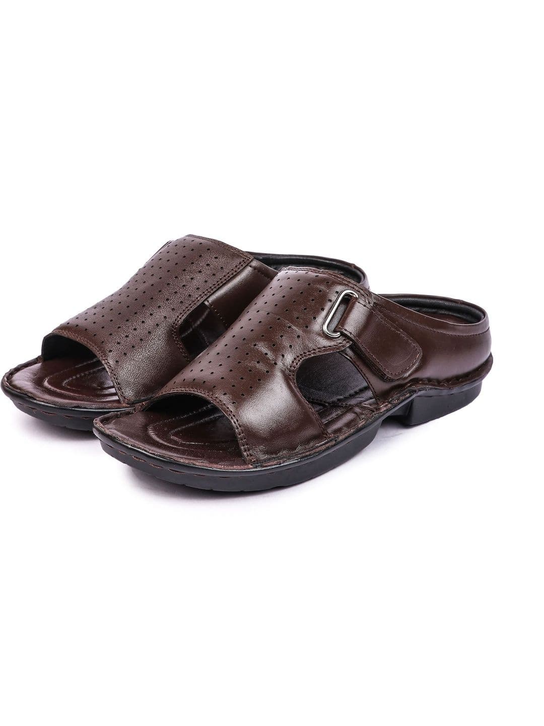 feather leather Men Comfort Sandals - view 1