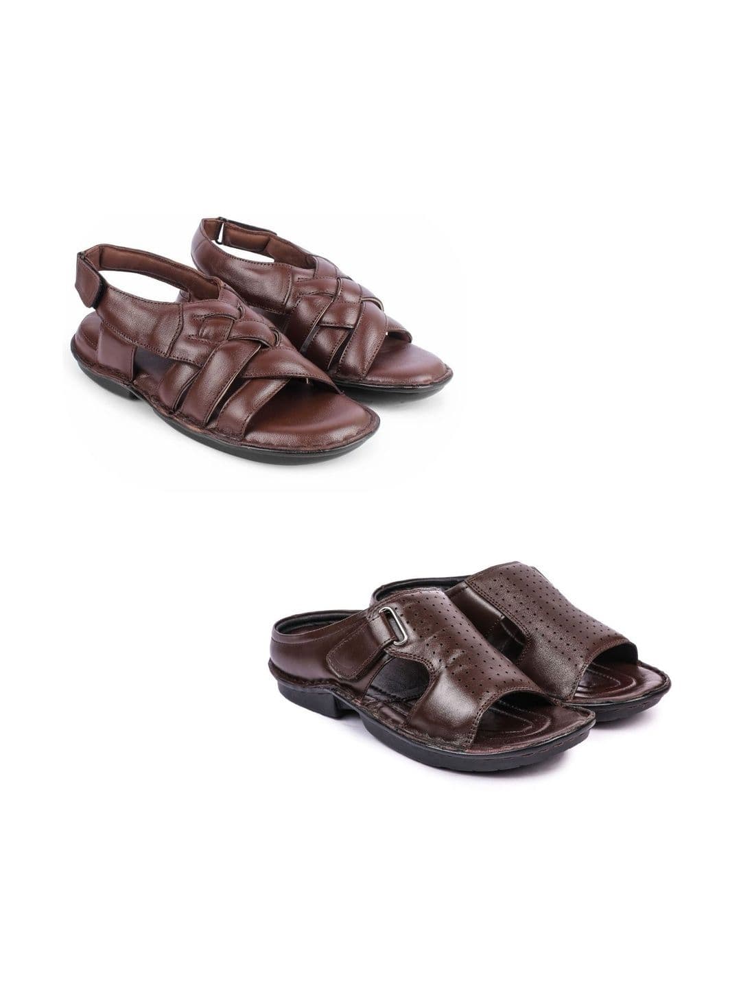 feather leather Men Core Sandals - view 1