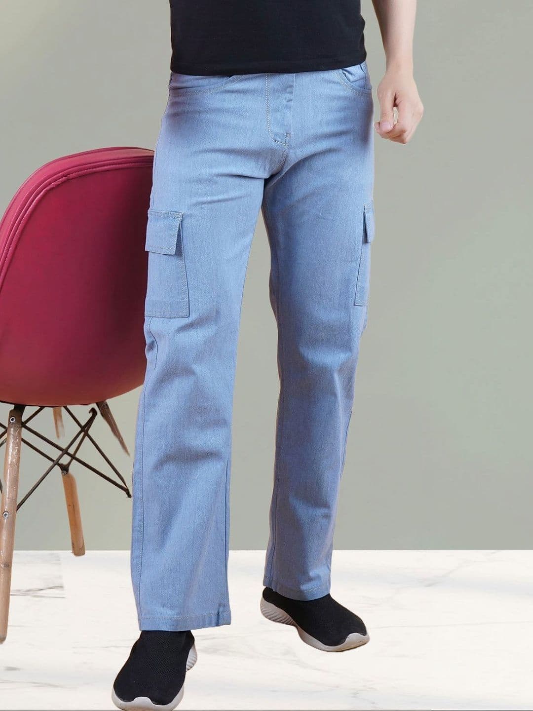 Metronaut Men Classic Regular Fit Mid-Rise Stretchable Jeans - view 1