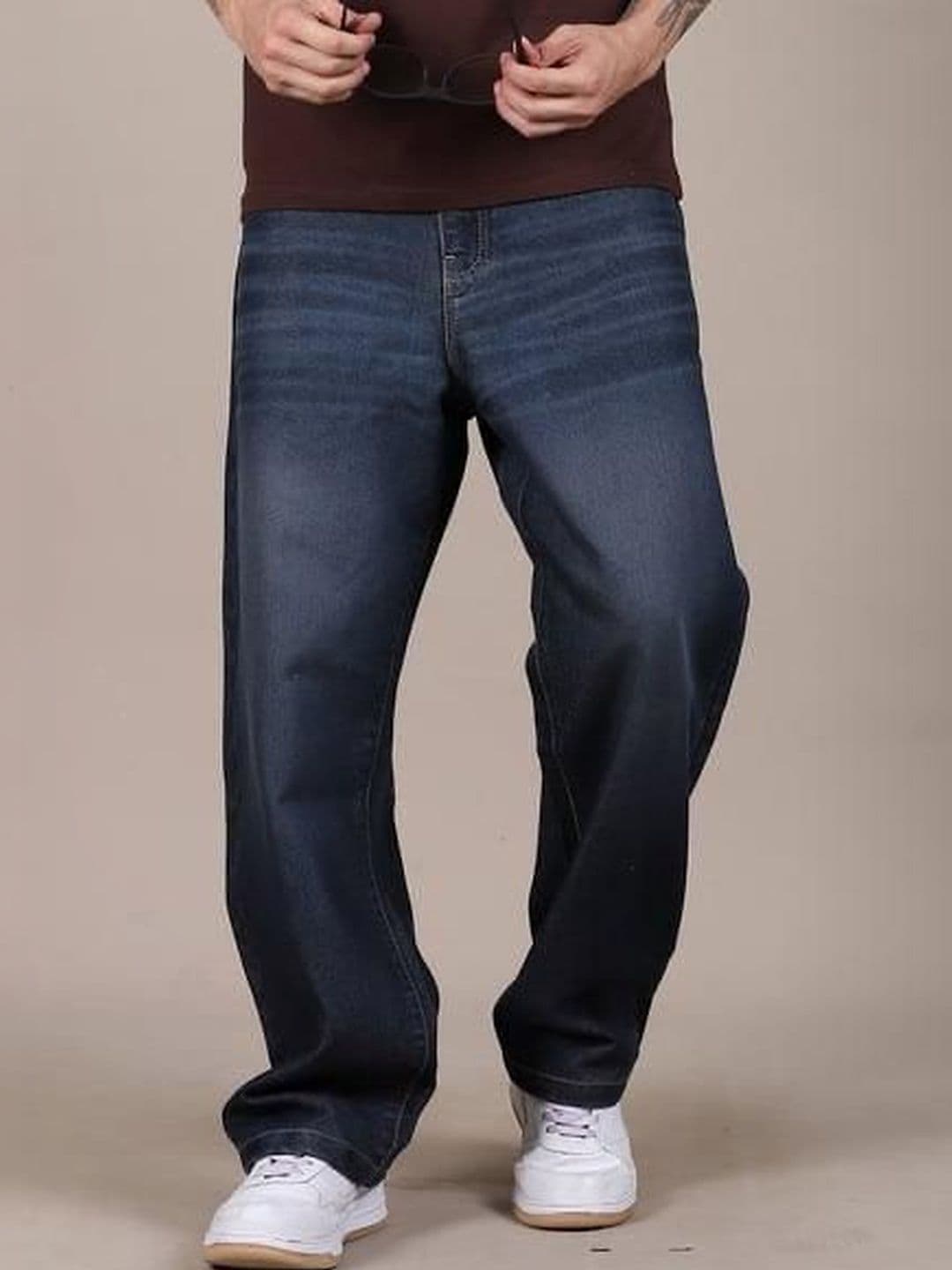 me Queen Men Straight Fit Mid-Rise Light Fade Jeans - view 1