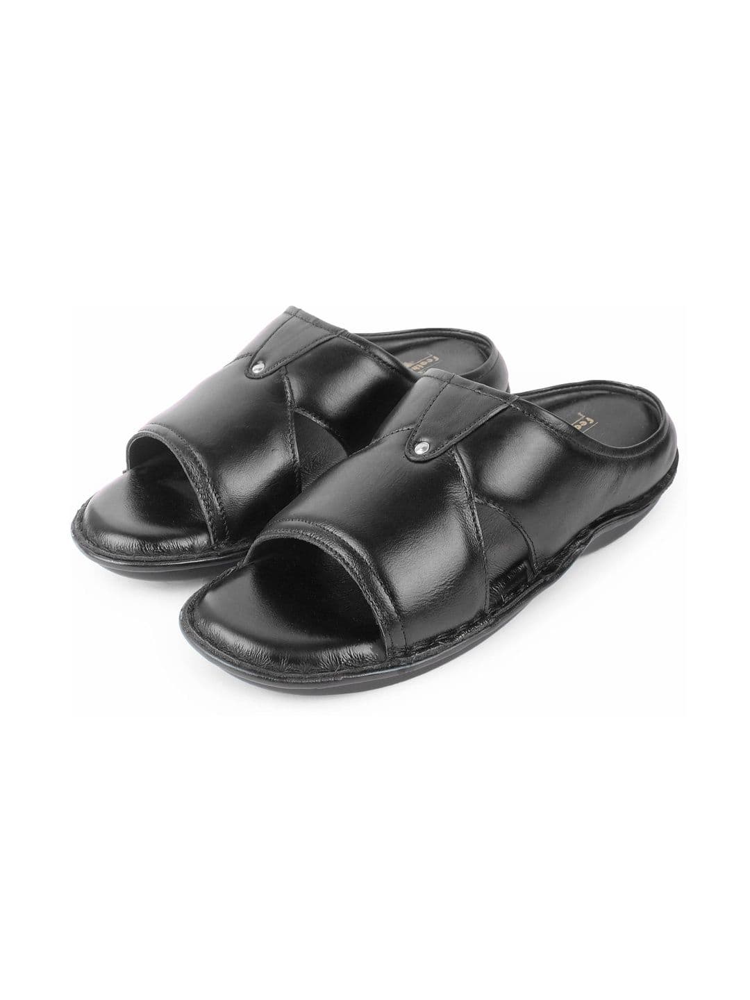 feather leather Men Comfort Sandals - view 1
