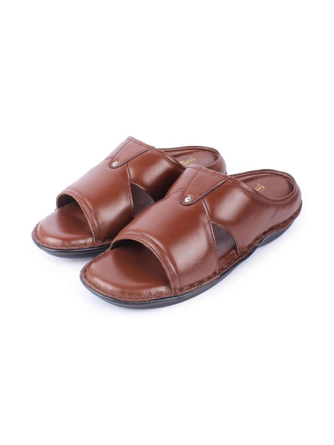 feather leather Men Comfort Sandals - view 1