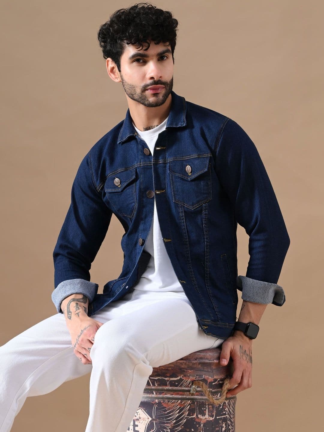 Metronaut Men Lightweight Denim Jacket - view 1