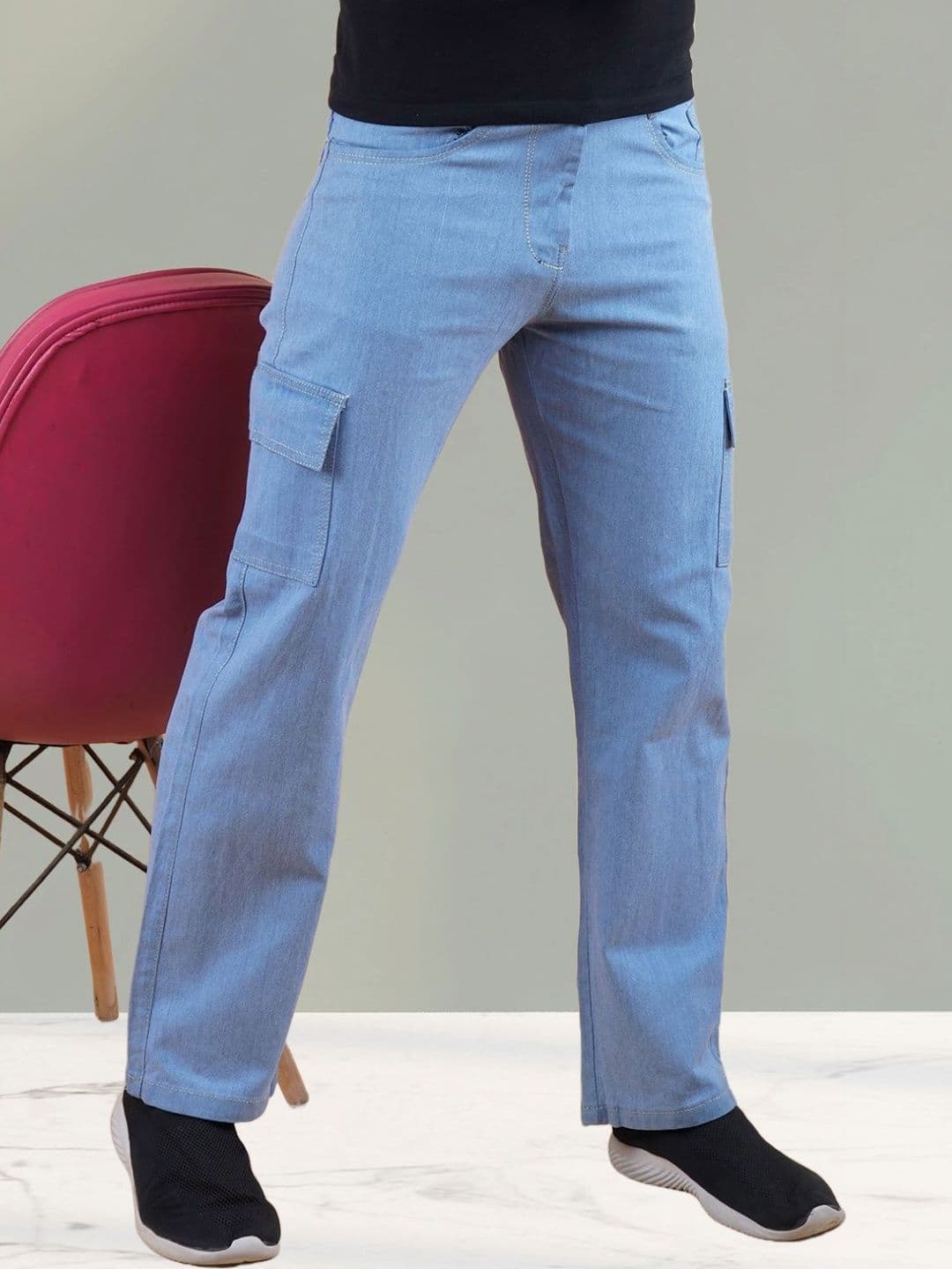 Metronaut Men Classic Regular Fit Mid-Rise Stretchable Jeans - view 1