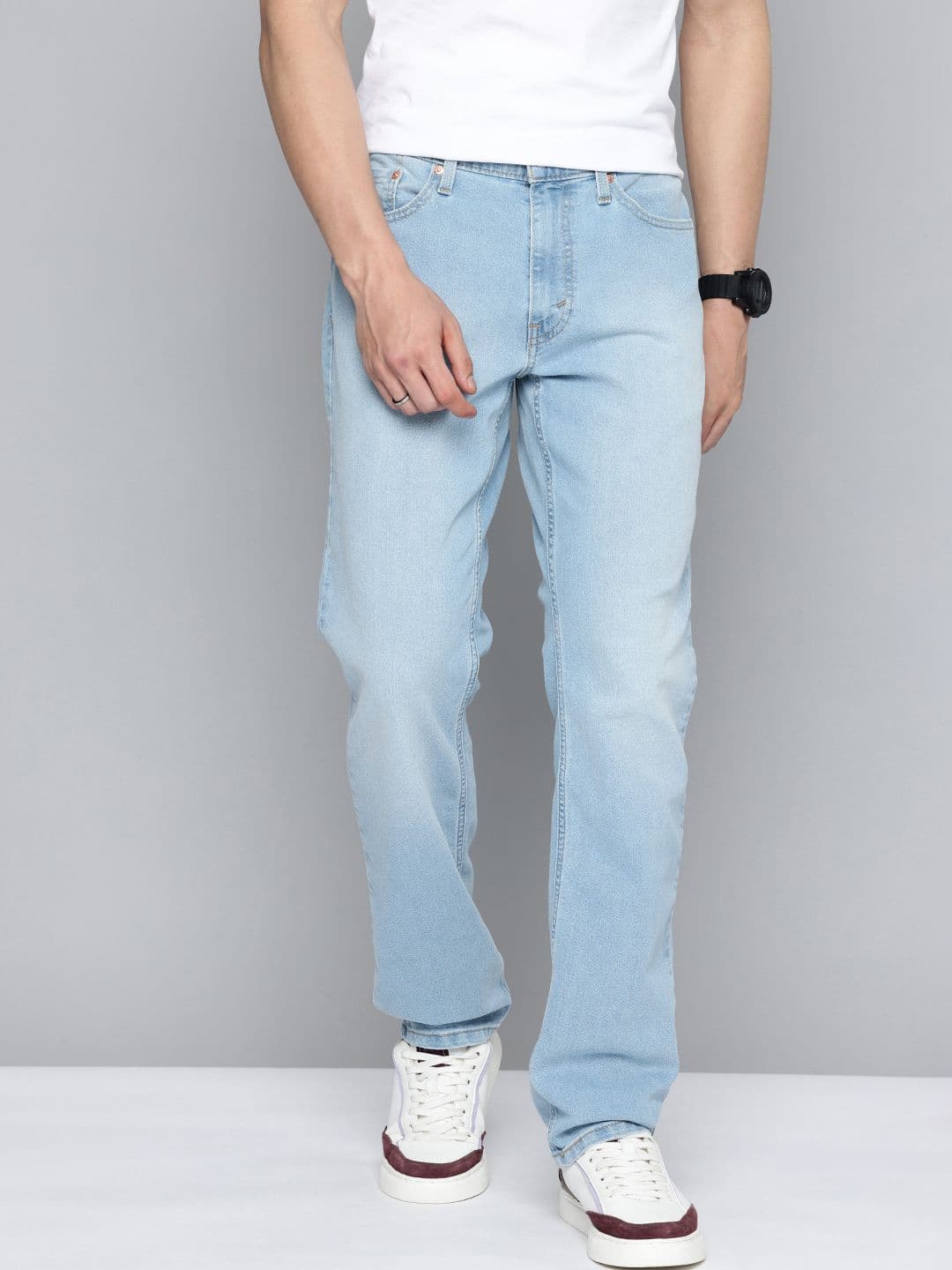Levis Men 541 Athletic Tapered Fit Heavy Fade Stretchable Jeans - view 1