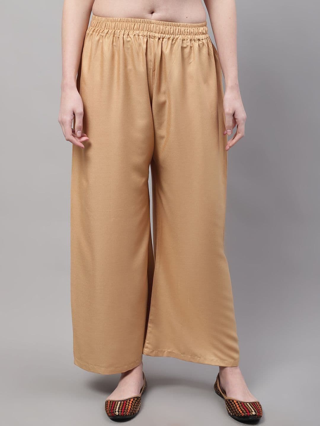 Valles365 by S.C. Women 3 Flared Ethnic Palazzos - view 1