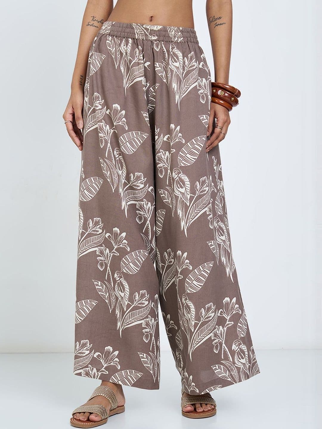 RANGMANCH BY PANTALOONS Women Floral Printed Ethnic Palazzos - view 1