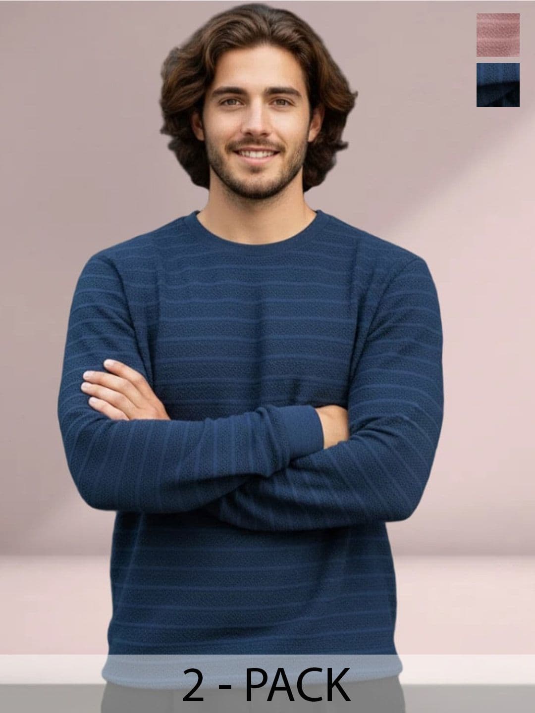 SZN Men Striped T-shirt - view 1