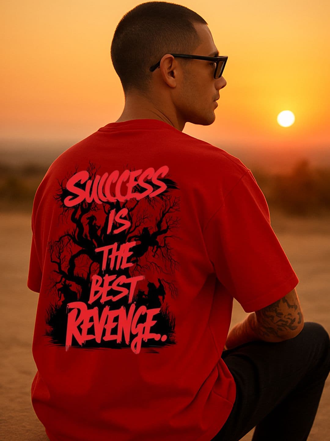 BDSQUARE Men Typography Printed T-shirt - view 1