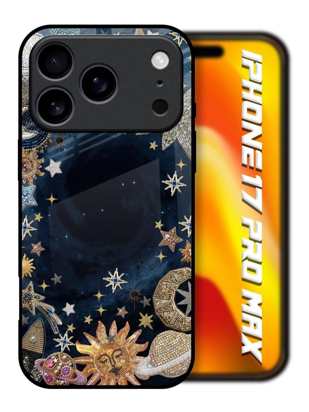 QRIOH Quirky Printed iPhone 17 Pro Max Back Case Mobile Accessories