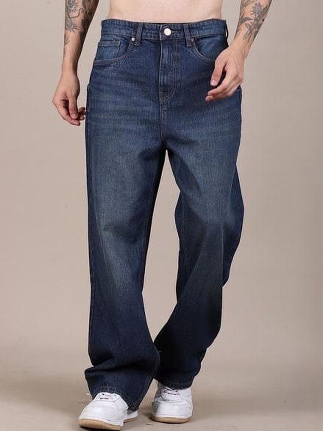 me Queen Men Straight Fit Mid-Rise Light Fade Jeans - view 1