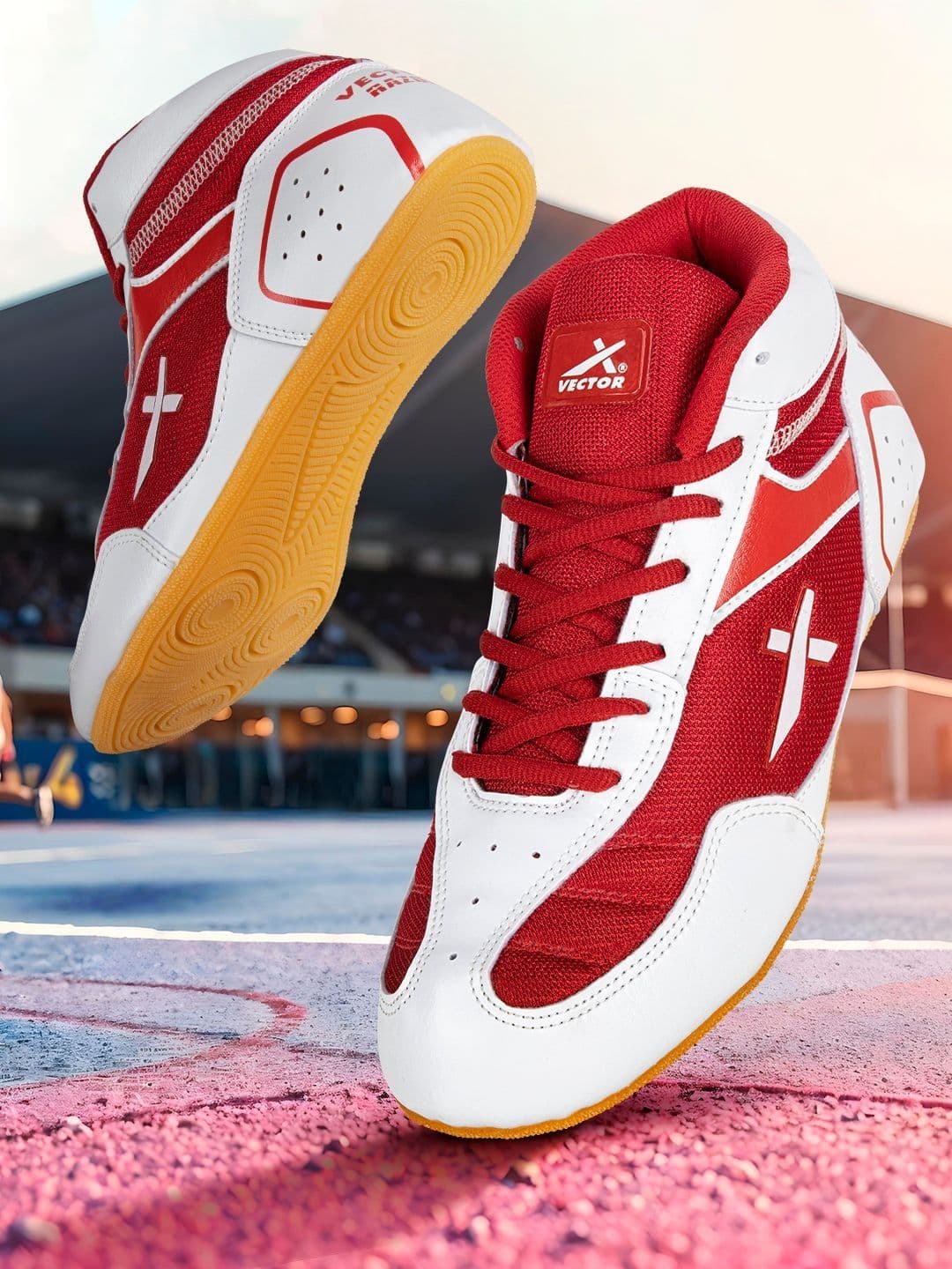 VECTOR X Razor 2.0 Synthetic Leather Upper Crepe Rubber Sole Wrestling & Kabaddi Shoes - view 1