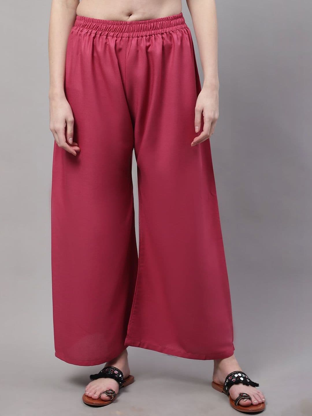Valles365 by S.C. Women 3 Flared Ethnic Palazzos - view 1