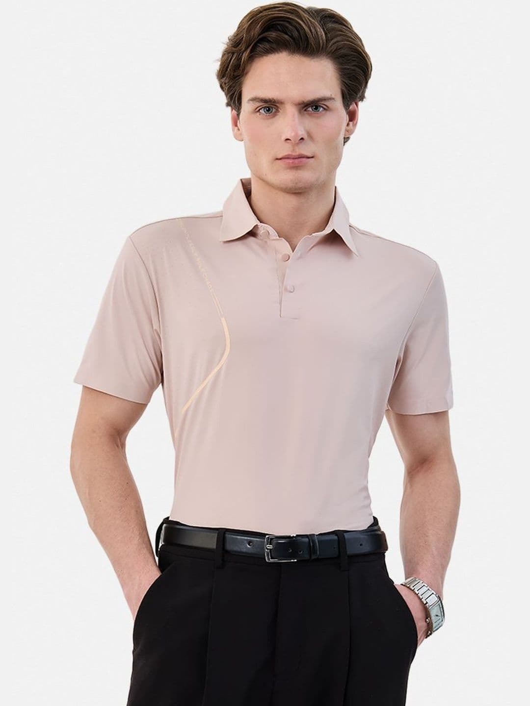 Snitch Light Pink Solid T-Shirt - view 1
