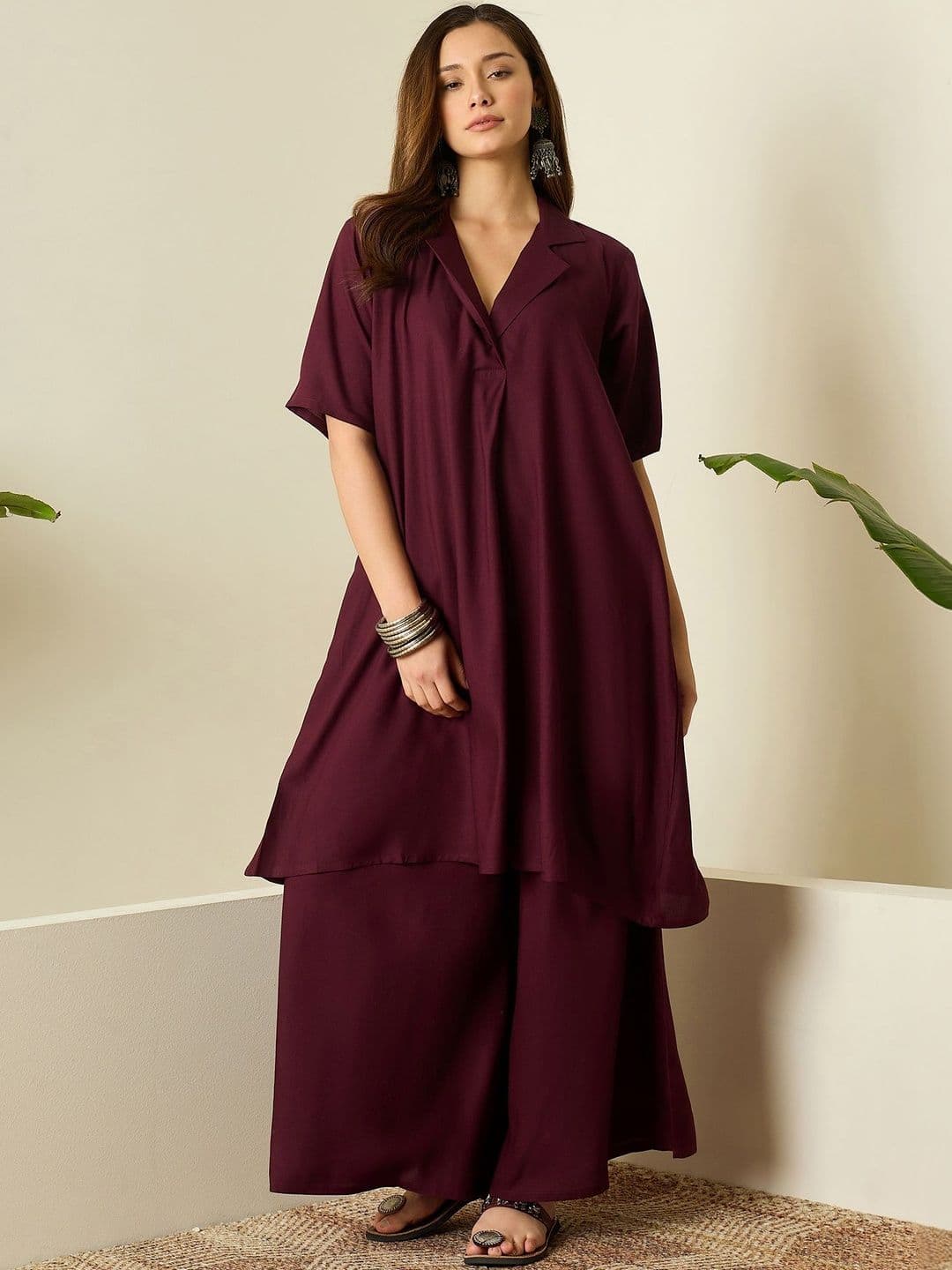 InWeave Women Regular Kurta with Palazzos - view 1