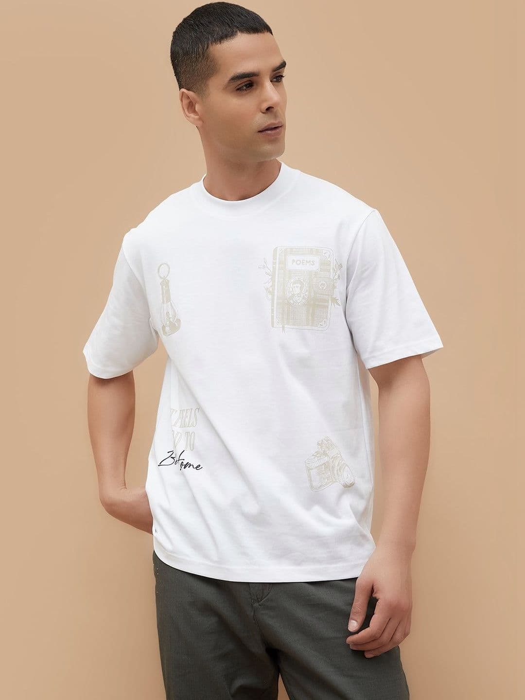 CODE by Lifestyle Men Printed T-shirt - view 1