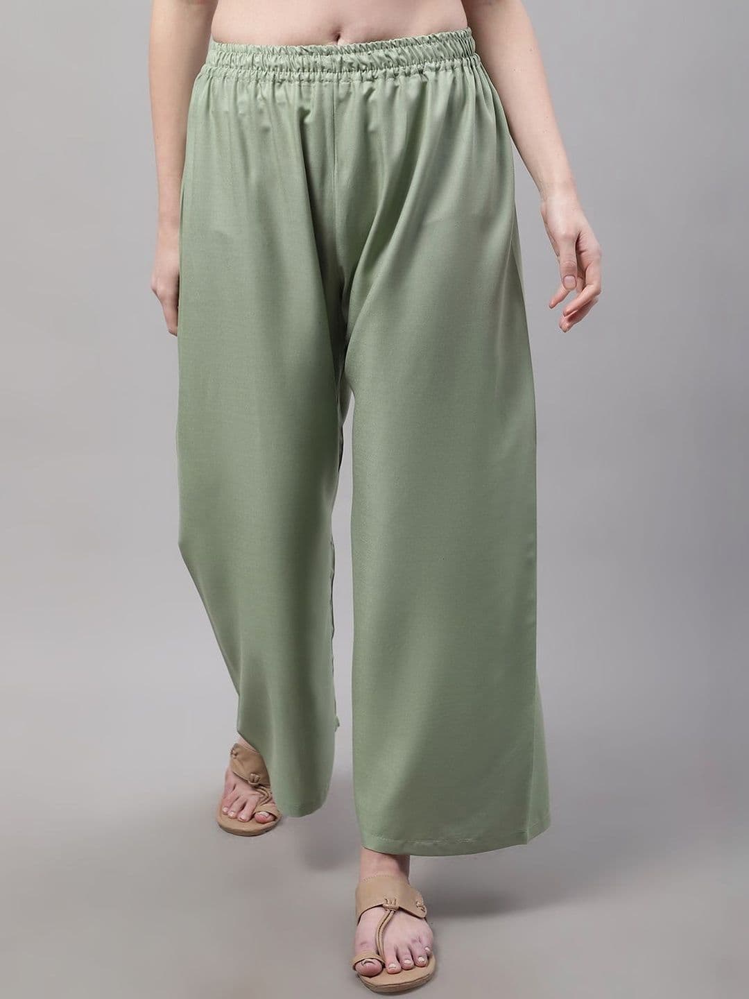 Valles365 by S.C. Women 3 Flared Ethnic Palazzos - view 1