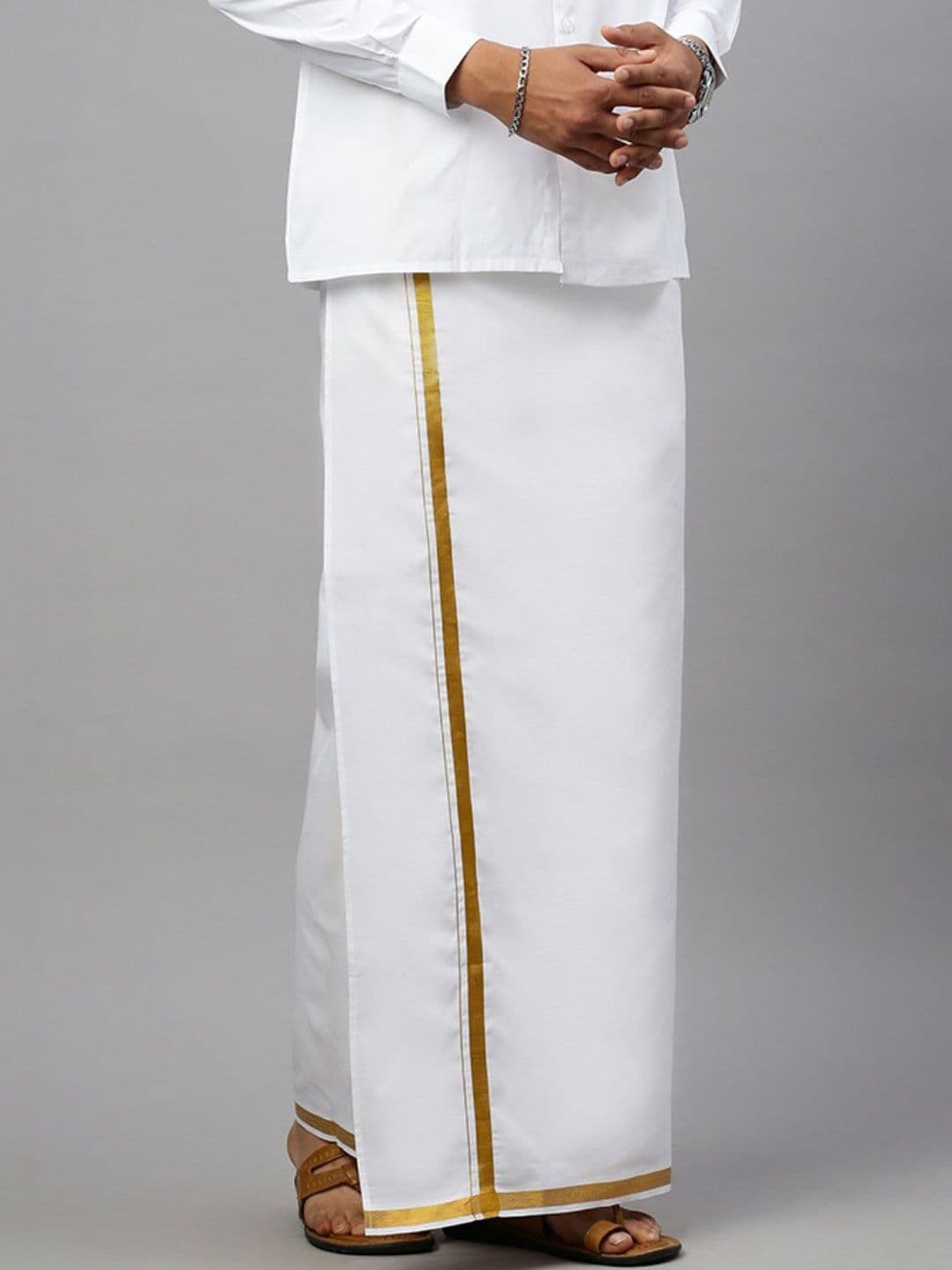 Ramraj Men Cotton Blend Dhoti Dhotis - view 1