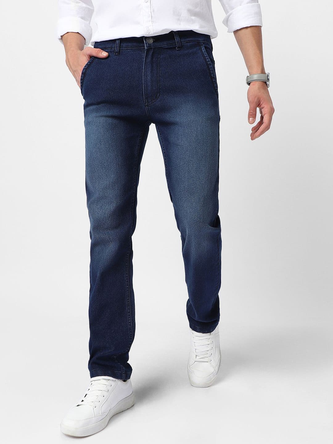 Urbano Fashion Men Regular Fit Washed Stretchable Jeans - view 1