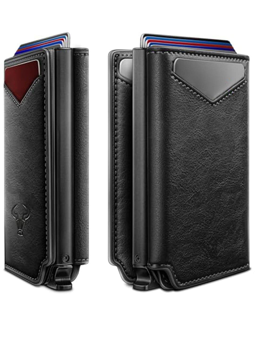 VOGARD Unisex Textured Leather Card Holder - view 1