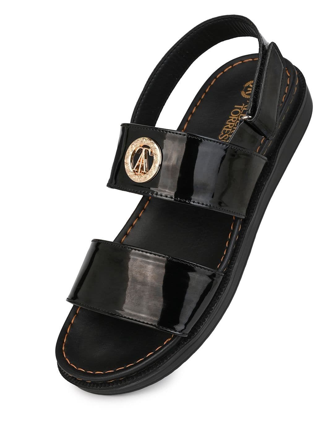 Alberto Torresi Men Leather Comfort Sandals - view 1