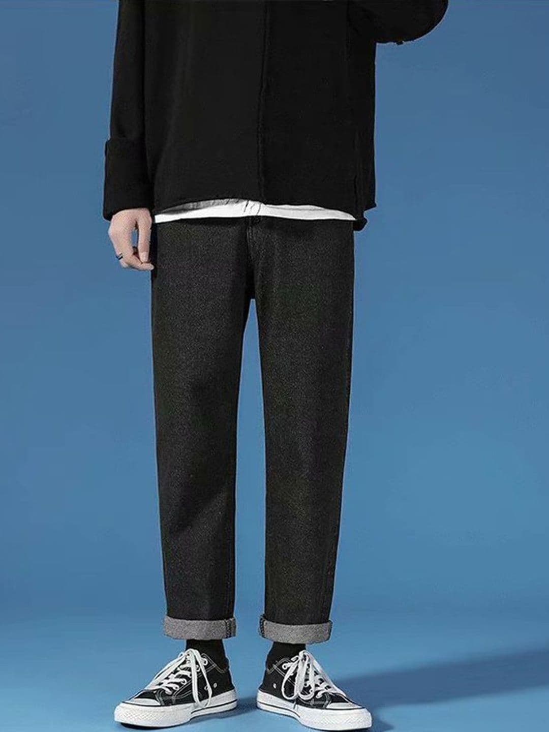 Suo Men Bootcut Mid-Rise Stretchable Jeans - view 1
