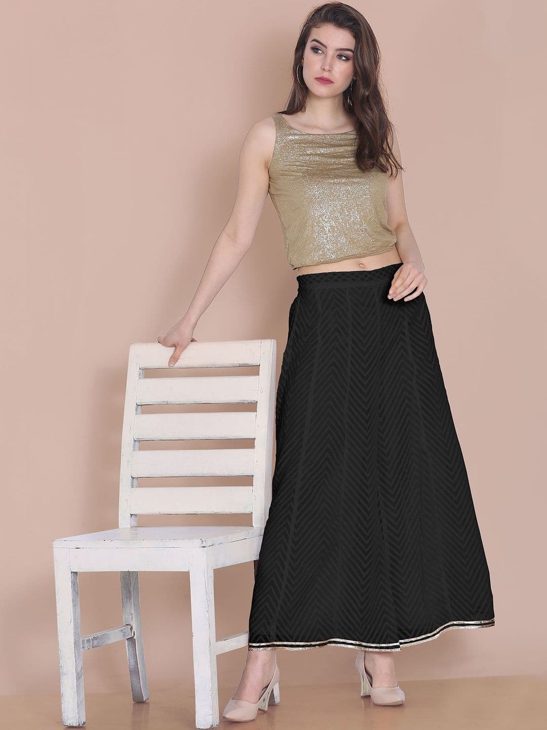 Moda Rapido Women Flared Ethnic Palazzos - view 1