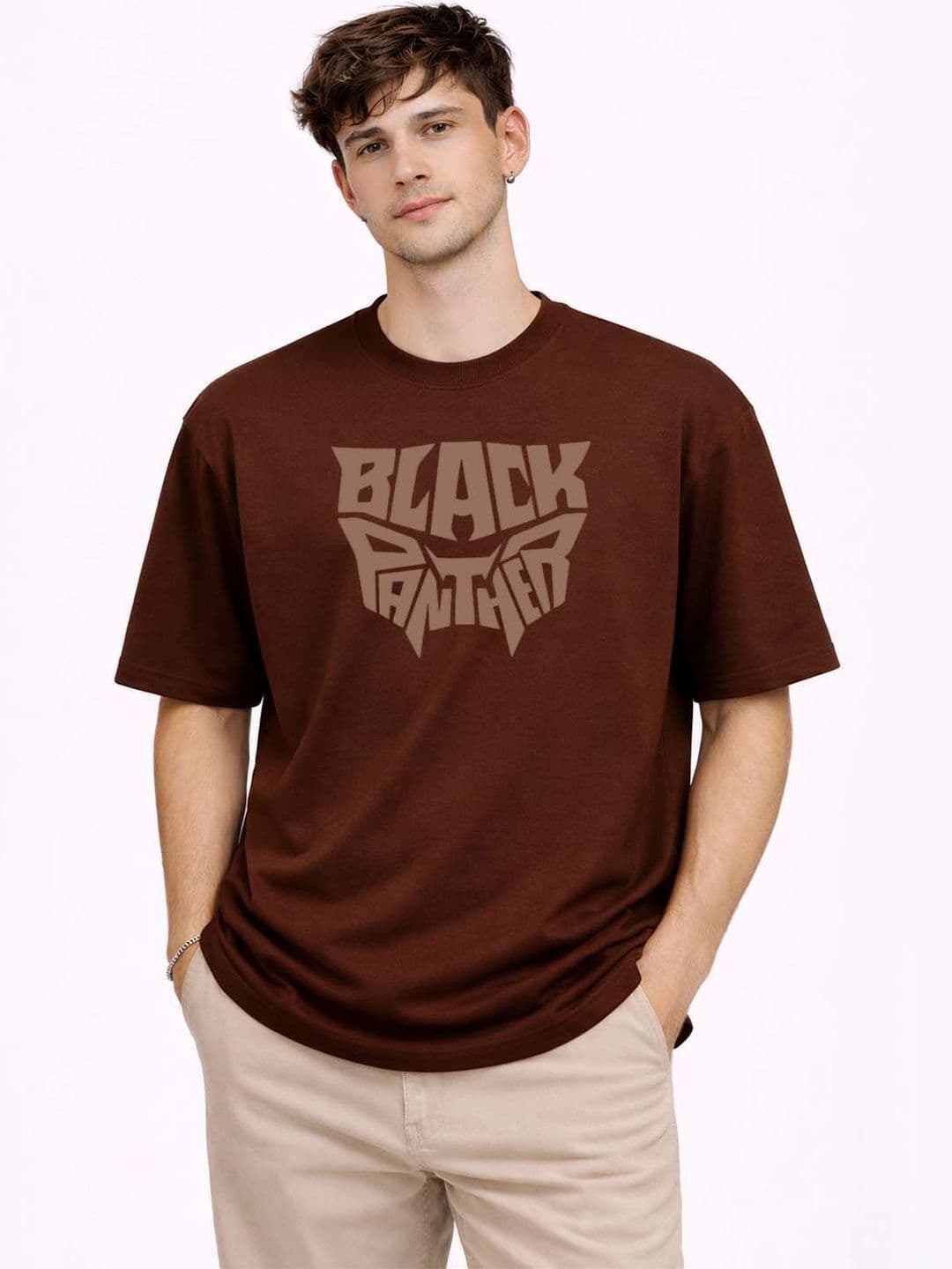 Organic Chics Men Printed Pure Cotton Blend Anti Odour T-shirt - view 1