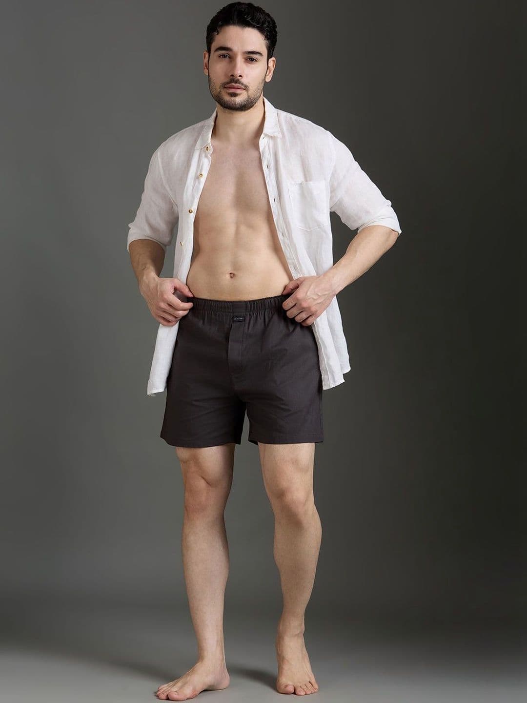 Mast & Harbour Men Pack Of 2 Pure Cotton Mid-Rise Boxer