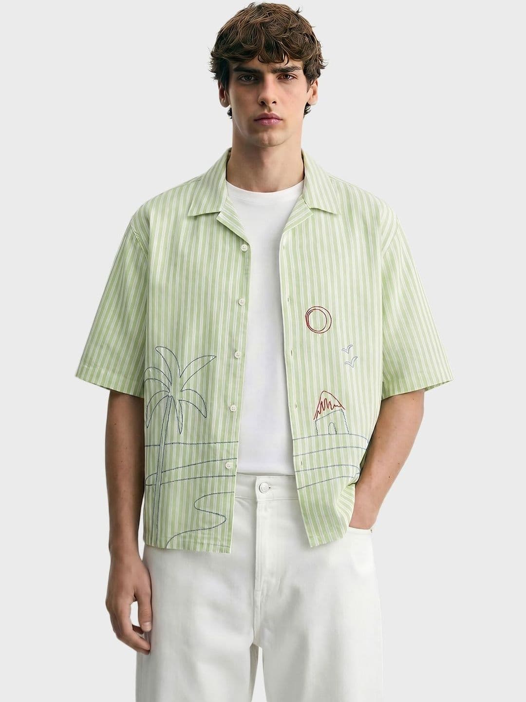 The Indian Garage Co Men Striped Casual Shirt - view 1