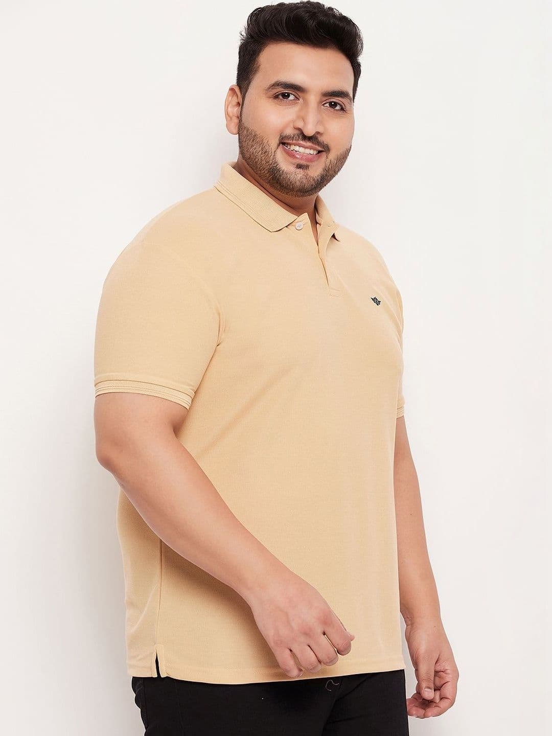 OPERATIVE Men Brand Logo Polo Collar T-shirt - view 1