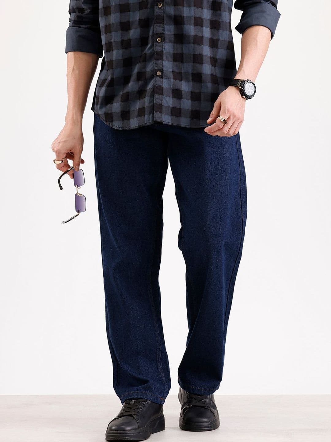 WROGN Men Anti Relaxed Fit Mid-Rise Jeans - view 1