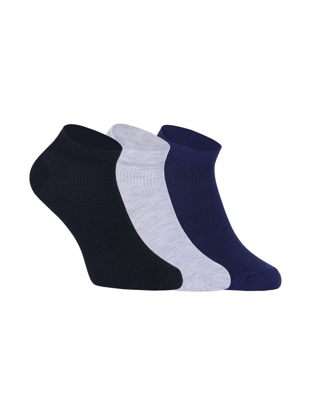 BERYX Unisex Pack of 3 Cotton Ankle Length Socks - view 1