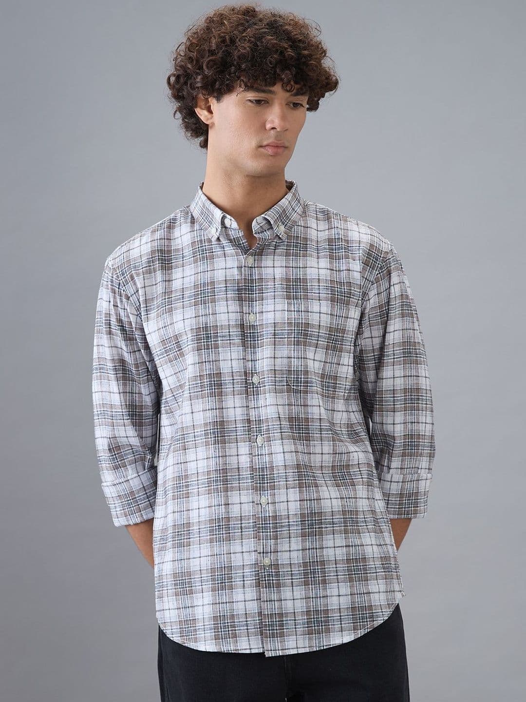 THE SHIRT CODE Men Tartan Checks Checked Casual Shirt - view 1