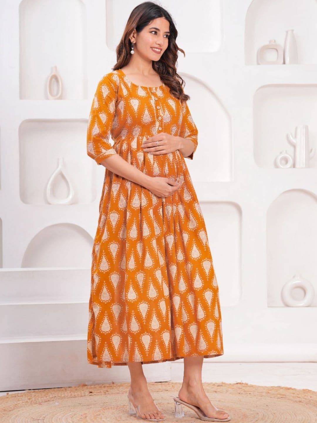 Moda Rapido Women Floral Printed Floral Anarkali Kurta - view 1