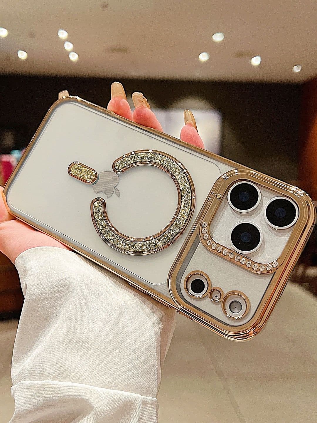Luxury Kase Solid Printed iPhone 17 Pro Max Back Case Mobile Accessories
