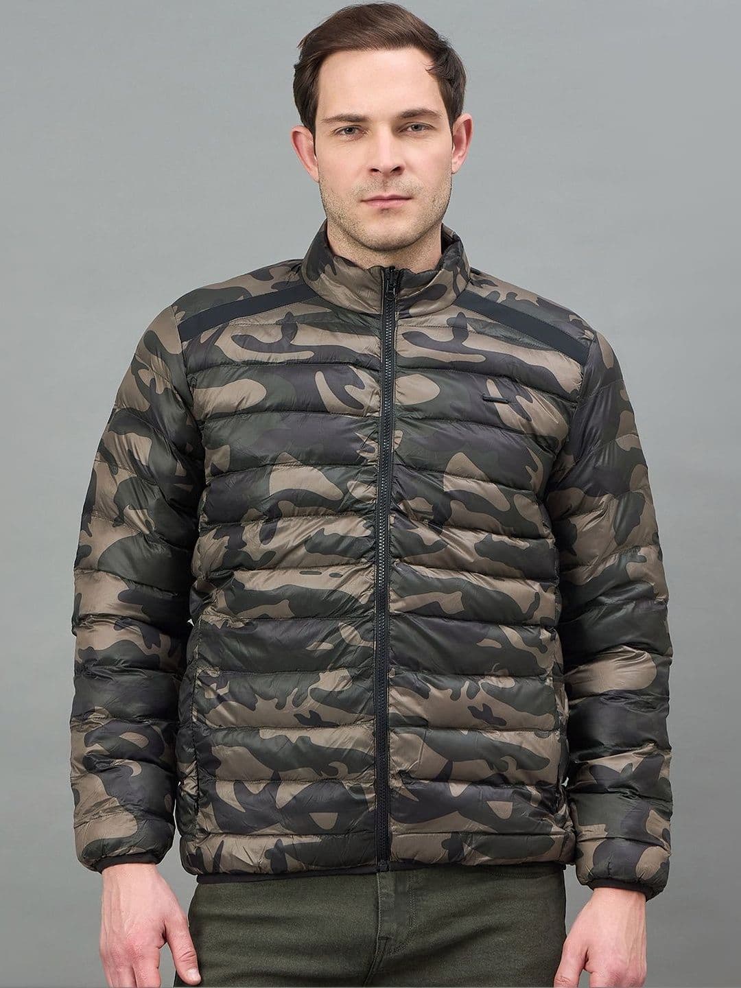 Duke Men Camouflage Reversible Puffer Jacket - view 1