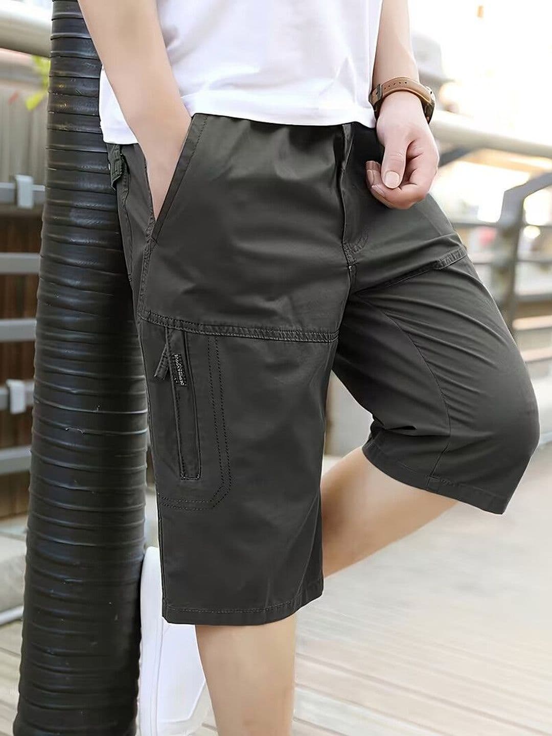 FABRIPPLE Men Running Cargo Shorts - view 1