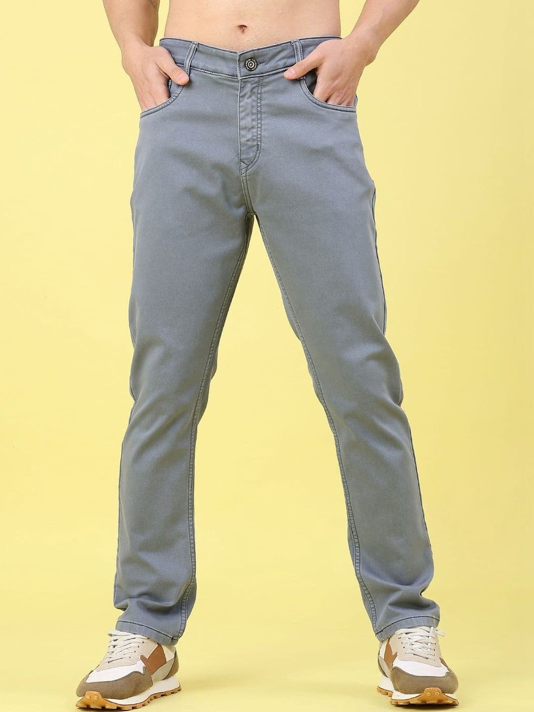 V-Mart Men Regular Fit Mid-Rise Stretchable Jeans - view 1