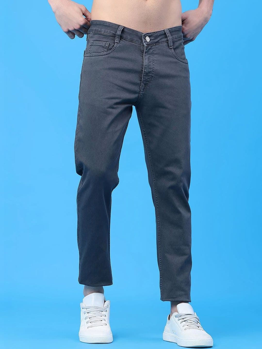 V-Mart Men Regular Fit Mid-Rise Stretchable Jeans - view 1