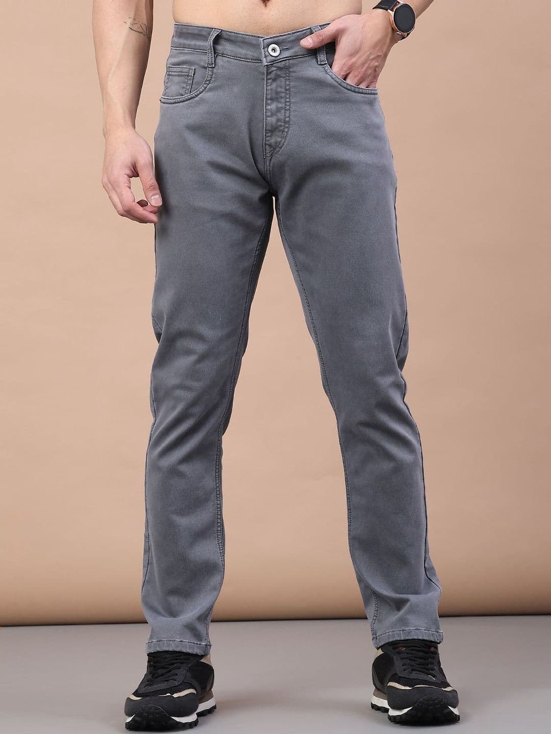 V-Mart Men Regular Fit Mid-Rise Stretchable Jeans - view 1