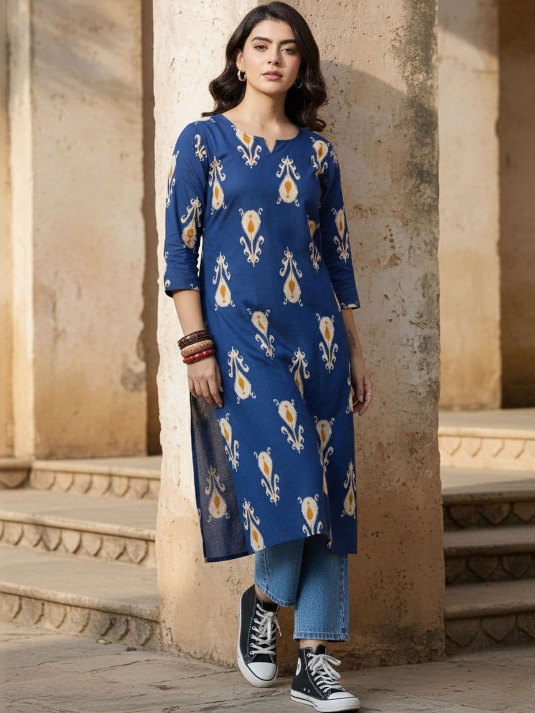 AADVIKA Women Floral Printed Kurta - view 1